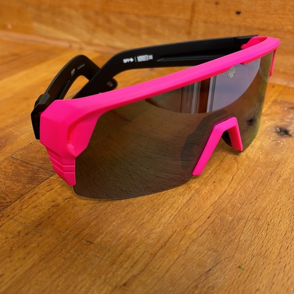 Brand new: SPY Monolith 5050 62MM Cylindrical Shield Sunglasses Hot Pink